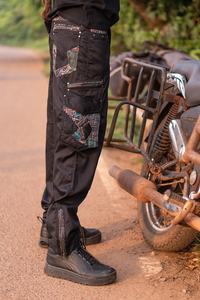 Pantalon de travail cargo décontracté pour hommes, écologique, respirant, taille mi-haute, multi-poches, combinaison de travail pour la menuiserie - Vente en gros - Product Image 3