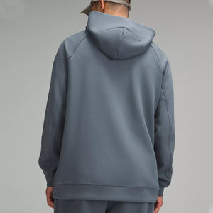 เสื้อฮู้ดสวมหัวแขนยาวผ้าฟลีซแบบสวมหัวแขนยาวน้ำหนักเบาเสื้อลำลองออกแบบได้ตามต้องการแฟชั่น - Product Image 5