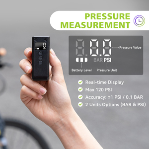 Accessoires <span class=keywords><strong>de</strong></span> cyclisme CYCPLUS, <span class=keywords><strong>pompe</strong></span> à air mini portable, <span class=keywords><strong>pompe</strong></span> à pneu <span class=keywords><strong>de</strong></span> vélo, <span class=keywords><strong>pompe</strong></span> à vélo électrique - Product Image 4