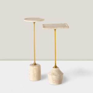 Proveedor al por mayor Buen diseño Mesa de forma redonda Mesa de centro de metal de la mejor calidad para decoración del hogar y uso en interiores - Product Image 1