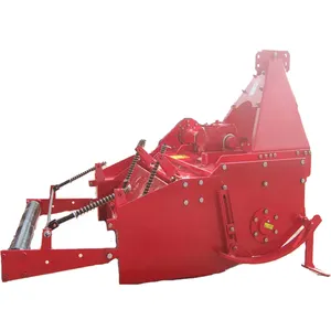 Farm machines Manufacture 1-row bed shaper former rotary tiller for tractor rotavators