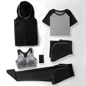 Conjunto Deportivo de Yoga con Logotipo Personalizado, Sujetador Deportivo con Relleno Extraíble, Leggings de Yoga Sin Costuras de Alta Calidad para Mujer, Conjuntos de Entrenamiento - Product Image 1