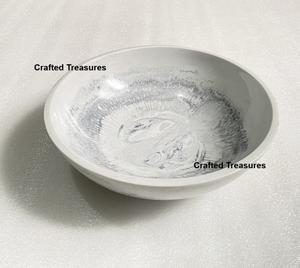 Bol à salade en résine écologique pour la vaisselle, la décoration de la maison, les desserts et les soupes - Product Image 2