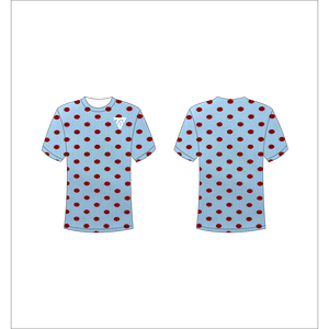 เสื้อยืดแขนสั้นลายจุดผู้ชาย คอกลม ทรงปกติ สวมใส่สบาย ระบายอากาศได้ดี ผ้าฝ้าย Trackstar OEM แบรนด์ส่วนตัว TSI-G05-P0742 - Product Image 1