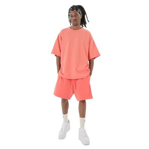 Venta al por mayor de alta calidad de moda personalizada camiseta Drop Shoulder High Street Heavy 280g 100% algodón hombres camiseta de gran tamaño - Product Image 6