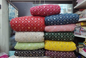 ผ้าแจ็คการ์ดปักเลื่อมหรูหราระบายอากาศได้ดีสำหรับเด็กผู้หญิงอุปกรณ์เสริมสำหรับงานแต่งงานและโอกาสพิเศษ - Product Image 5