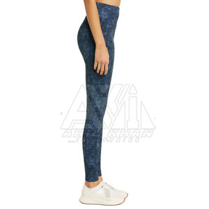 Leggings para Mujer con Logotipo Personalizado, Cintura Elástica, Cintura Alta, Spandex/Poliéster, Secado Rápido, Largo Completo, Ropa Deportiva, Pantalones de Fábrica - Product Image 3