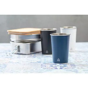 Bicchiere in Acciaio Riciclato, Gadget Ecologico in Acciaio Inossidabile - Product Image 6