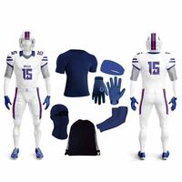 Maillot et pantalon de conception personnalisée en kit de football américain de qualité supérieure pour entraînement d'équipe, vêtement de match, fournisseur en gros
