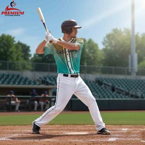 Maillot de baseball de la série Premium, tissu sergé haute densité, jersey de jeu cousu, maillot de baseball - Product Image 2