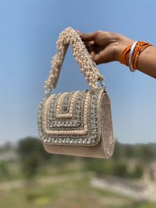 with <b>Stones</b> Fixed Embroidered,beaded and Sequined Hand Bags Ideal for Fashion Accessory Stores for Resale - Product Image 3
