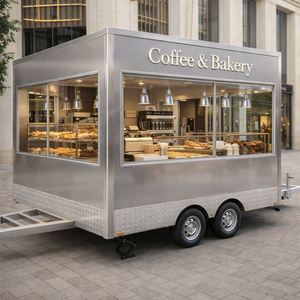 Camion de restauration mobile élégant pour la vente de burritos, cuisine entièrement équipée pour les ventes sur les campus universitaires - Product Image 2