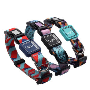 สายรัดริบบิ้นผ้าโพลีเอสเตอร์ไนลอนพิมพ์โลโก้แบบระเหิดปรับได้2022สำหรับสัตว์เลี้ยงปรับแต่งได้ - Product Image 4