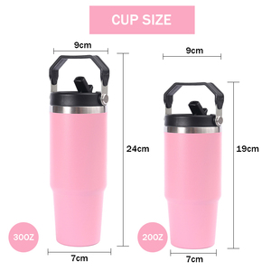 Borracce Termiche da 30oz All'ingrosso, Tazza da Viaggio in Acciaio Inossidabile Isolato con Coperchio e Manico - Product Image 5
