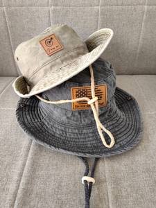Custom Embroidered Leather Patch Logo Text Bucket <b>Hat</b> in Vietnam Factory <b>for</b> Both <b>Women</b> and Man's Travel Hiking Cap - Product Image 6
