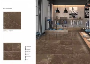 Lahn Marfil กระเบื้องปูพื้นเซรามิกพอร์ซเลนขัดเงาขนาด60x60 600x600 - Product Image 2