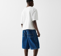 Vente en gros 100% coton Hip Hop Design personnalisé Blanc Boxy Tees Streetwear T-shirt pour homme Coupe ample imprimé T-shirt décontracté pour hommes