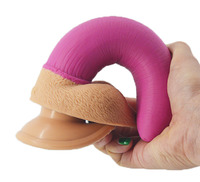 Dildo en silicone de 20 cm, texture réaliste, forme de trompe d'éléphant, plug anal confortable, jouet imperméable, 335 g, jouet sexuel pour adultes