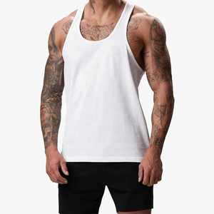 <b>Men's</b> Casual Fitness Tank Top Quick Dry Spandex/Cotton Gym <b>Vest</b> Breathable 3D Plain Design Anti-shrink Plus Size <b>Stringer</b> 3D - Product Image 5