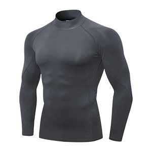 <b>Men's</b> Rash Guard Long Sleeve <b>Shirts</b> <b>For</b> <b>Swimming</b> Workout Sports Water Quick Dry Compression <b>Shirts</b> BJJ MMA Jiu Jitsu Rash Guard - Product Image 3