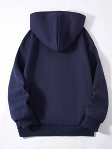 เสื้อฮู้ดติดพลอยเทียมมีซิปรูดซิปมีโลโก้พิมพ์ลายคุณภาพสูง - Product Image 2