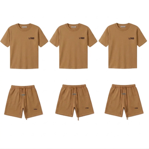 Ensembles de T-shirts Homme Personnalisés de Haute Qualité, Designer, Coton Lourd 100%, Motif Lettres Oversize, Respirant, Été - Product Image 2