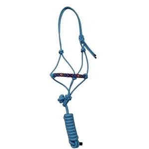 Cabestro de Nailon Ajustable para Caballo, Hecho a Mano, Personalizable, Impermeable, de Alta Calidad y Duradero, con Muserola Bordada con Cuentas - Product Image 1