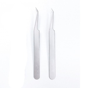 Éliminer les perchoirs pince à cils pince à épiler professionnelle avec étiquetage de marque personnalisé Kit de beauté professionnel en acier inoxydable - Product Image 4