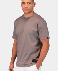 เสื้อยืดฮิปฮอปผู้ชายขายส่งปี 2026 ผ้าฝ้ายแท้ถักทอระบายอากาศ คอกลม ทรงปกติ สวมใส่สบาย สีพื้นเรียบๆ แบบดิจิทัล - Product Image 1