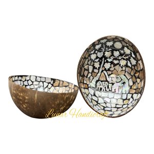 Cuencos lacados de cáscara de coco ecológicos de alta calidad directamente de Vietnam - Product Image 2