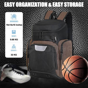 บริการ OEM กระเป๋าเป้สะพายหลังสำหรับเล่นบาสเก็ตบอลน้ำหนักเบามีคุณสมบัติกันขโมย - Product Image 2