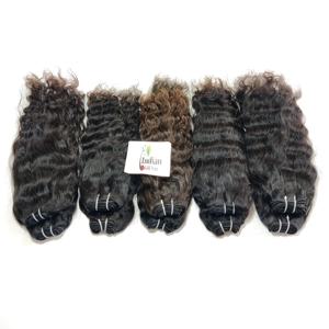 ผมต่อแบบเป็นลอนลอนธรรมชาติสีดำอินเดียบริสุทธิ์ผมแบบไม่ผ่านกระบวนการส่งออก2025 - Product Image 4