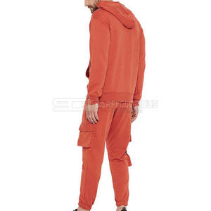 Conjunto Deportivo Vintage de Color Sólido para Hombre, Chándal Sublimado, Sudadera de Invierno para Hombre, Ropa Casual de 2 Piezas, 100% Algodón, en Oferta - Product Image 3