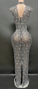 Vestido Largo sin Mangas de Cristal Hecho a Mano, el Más Vendido - Product Image 2