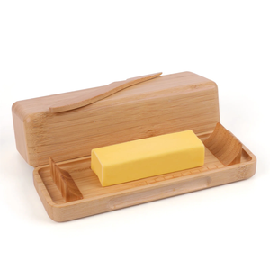 Mini coupeur de beurre en bois de luxe avec couvercle pour beurrier de comptoir à utiliser à la main au meilleur prix - Product Image 6