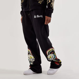 กางเกงจ็อกเกอร์ผ้าฝ้ายฟลีซน้ำหนักเบา สไตล์ลำลอง สำหรับผู้ชาย แห้งเร็ว ระบายอากาศดี พิมพ์ลายสกรีน ทรงเอวกลาง ขาตรง ไซส์ใหญ่ - Product Image 2