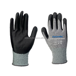 Gants de sécurité gris les plus vendus résistants aux coupures et antidérapants à l'abrasion résistants à la chaleur de niveau 3 fabriqués au Vietnam - Product Image 6