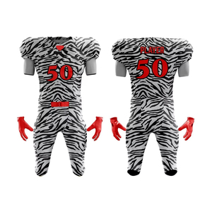 Uniforme de football américain léger de haute qualité, impression de logo personnalisée, différentes couleurs, respirant - Product Image 1
