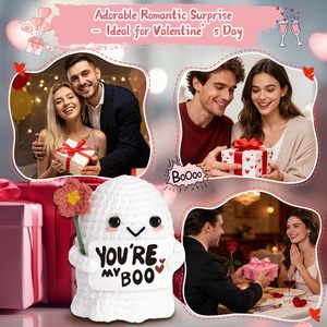 Decorazione Halloween 'You're My Boo' Fantasma Spaventoso, Regalo Romantico per Fidanzata, Moglie, Fidanzato, Marito, Coppie - Product Image 4