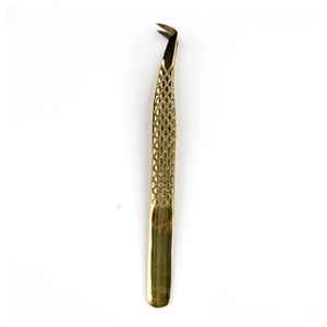 Pinces à cils professionnelles de couleur, pointes en fibre, acier inoxydable, antistatiques, précision, durables pour l'extension des cils - Vente en gros - Product Image 1