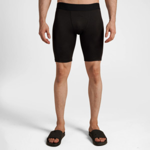 Shorts de compression en laine pour hommes professionnels avec taille élastique, respirants, collants intérieurs de sport - Product Image 4
