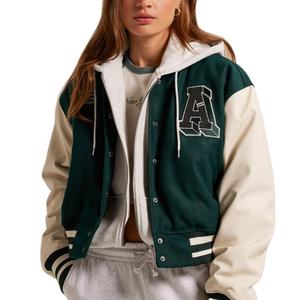100% High Quality Custom Color Women Varsity <b>Jacket</b> Custom Made Size Women Varsity <b>Jacket</b> High Quality Street Wear - Product Image 2