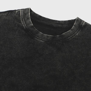 Camiseta Vintage lavada con ácido de gran tamaño de alta calidad para hombre, ropa de calle de algodón personalizada, camiseta superior fabricada con logotipo de calor, personalizador - Product Image 6