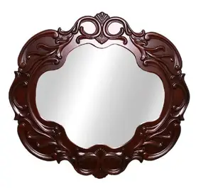 Victorian Mirror blood Silver border style home hotel Victorian frame Floor Beveled Carved Decor wooden engraving Carving Mirror