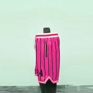 Summer Breathable Double Layer Sublimation 100% Polyester Jogger Gym Blank Men's Basketball Custom Mesh Shorts for Men - Product Image 3