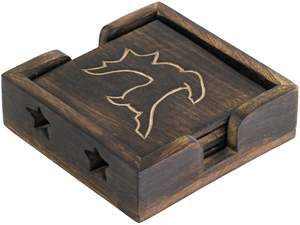 Sous-verres en céramique de style luxueux, finition naturelle, faits à la main, pour la cuisine, articles de restauration, sous-verres en forme personnalisée, ensemble de sous-verres en forme de cœur - Product Image 2