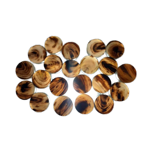 Botones de Cuerno de Búfalo Puro de Alta Calidad TIMELESS CRAFT - Color Natural, Ecológicos, Hechos a Mano, Tamaños Personalizados (16mm-29mm) - Product Image 4