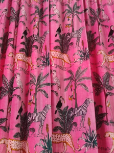 Hecho a mano moderno Boho Hippie estampado Rosa terciopelo cortinas Hotel decorativo algodón ventana sombra indio estilo Vintage - Product Image 6