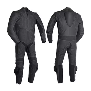 Combinaison de course en cuir de vachette véritable pour moto, imperméable et coupe-vent, protection anti-UV, séchage rapide, grande taille pour adultes - Product Image 6
