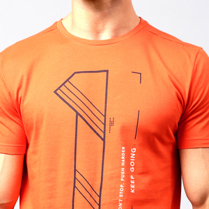 เสื้อยืดผ้าฝ้าย100% สำหรับผู้ชายเสื้อครอปไซส์ใหญ่พิเศษระบายอากาศได้ดี - Product Image 5